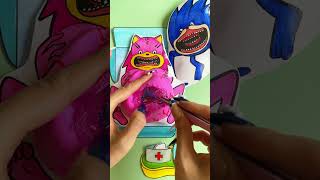 Rescue AMY SONIC TAPES Pregnant  Squishy Paper Surgery  Ghes Handmade [upl. by Nevlin877]