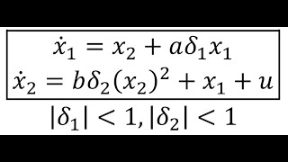 backstepping control parameter uncertainty example [upl. by Cresa487]