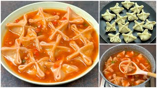 চিকেন মোমো স্যুপ স্বাদ মনে থাকবে সারা জীবন  chicken soupy momos  Chicken Dumpling  Chicken Momos [upl. by Frohman]