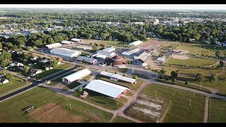 Marshfield Wisconsin at dawn from a drone [upl. by Hailed]