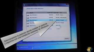 Instalación Windows 7 en partición GPT desde USB [upl. by Ode]