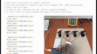 Servo Speed Control using Arduino Uno [upl. by Eleynad]