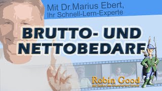 Brutto und Nettobedarf Materialwirtschaft [upl. by Haridan906]