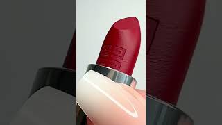 Givenchy LeRouge Deep Velvet lipstickswatch lipswatch asmrmakeup makeuplover lipswatches [upl. by Anayd]