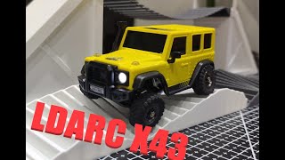 LDARC X43 143 Rc Crawler Unboxing  3D printed crawler track test [upl. by Brent]