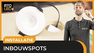 How to Inbouwspots monteren in het plafond  Doehetzelf met INTOLED [upl. by Klement]