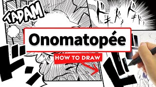 TUTO Créer un Manga  Onomatopée Secrets de Mangaka SNK [upl. by Ilowell252]