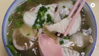 Fish Soup For The Soul  First Street Teochew Fish Soup [upl. by Kolosick]