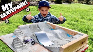 I Built A Skatepark BMXFingerboard [upl. by Eivi]