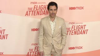 Santiago Cabrera quotThe Flight Attendantquot Season 2 Premiere Red Carpet [upl. by Yrffej899]