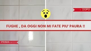 METODO FACILE E STREPITOSO PER PULIRE LE FUGHE DELLE PIASTRELLE SENZA FATICA [upl. by Leifeste]