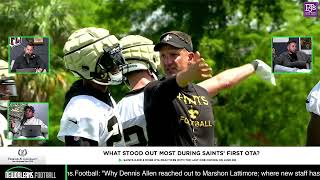 What stood out the most during the Saints first OTA [upl. by Annyl]