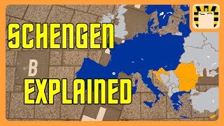 The Schengen Area Explained [upl. by Stacee]