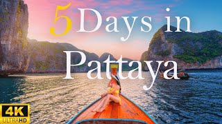 How to Spend 5 Days in PATTAYA Thailand [upl. by Turne]