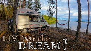 FINLANDS AMAZING LAKELANDS  LIVING in a van in FINLAND [upl. by Goldin264]