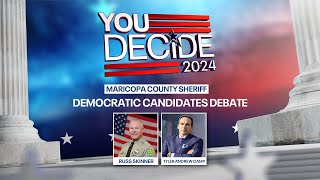 Maricopa County Sheriffs Democratic candidates debate [upl. by Baxy635]