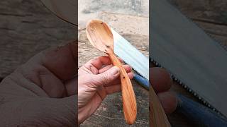 como HACER una cuchara quotTORCIDAquot🤔😲shorts handmade artesania madera spoon [upl. by Dorn299]