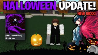 NEW HALLOWEEN UPDATE IN ROGHOUL 2023  RoGhoul [upl. by Lachlan]