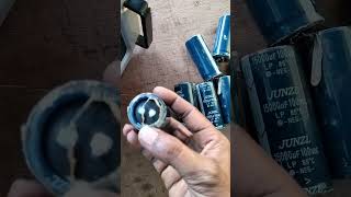 Dj power amplifier repair  capacitor changing  yt shorts [upl. by Silverstein]