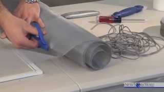 Howto Install Aluminum Window Screen [upl. by Leila]