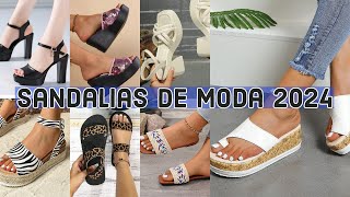 SANDALIAS primavera verano 2024sandalias modernas para mujerlos mejores modelos en tendencia [upl. by Iadam423]