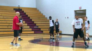 Defensive Shell Drill With Jim Huber  Defense Drills [upl. by Nnylhtak]