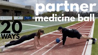 20 Partner Exercises with Medicine ball  Bootcamp Ideas for Personal Trainers [upl. by Filia441]