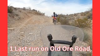 Chasing a CRF450RL on my CRF300L rally on Old Ore Road Around the Bend Rally Day 3 Part 3 [upl. by Maximilian]