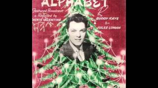 Dickie Valentine  Christmas Alphabet  1955 [upl. by Nalyk899]