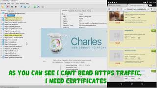 Charles Proxy on Android  HTTP and SSLHTTPS traffic [upl. by Aubin]