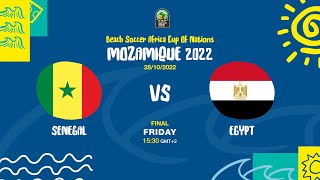 Senegal vs Egypt  BSAFCON2022 Final [upl. by Dowling]