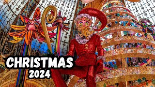 PARIS CHRISTMAS IN GALERIE LAFAYETTE NOEL 2024 🇫🇷 4K 120 fps [upl. by Atirehgram]