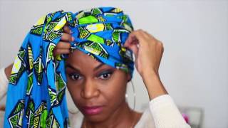 My 4 Quick and Easy Headwrap Styles  Natural Hair [upl. by Lyj]