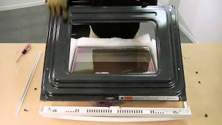 How To WhirlpoolKitchenAidMaytag Oven Door Hinge W10347466 [upl. by Winn762]