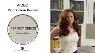 Paint Colour Review Perfect Greige Sherwin Williams SW 6073 [upl. by Rahel]