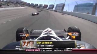 Dan Wheldons Last Words before his fatal crash RIP Dan Wheldon [upl. by Ayirp]