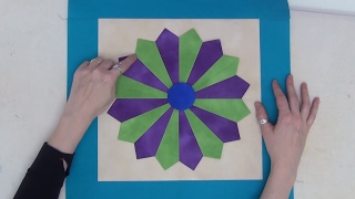 How to Make a Dainty Dresden Plate Quilt Block  Beginner Quilting Tutorial with Leah Day [upl. by Hayott]