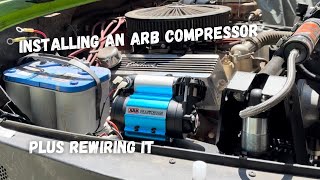 ARB Compressor Install amp Rewire for Independent Locker Control [upl. by Hrutkay]