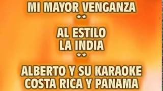 mi mayor venganza karaoke la india [upl. by Elleret715]