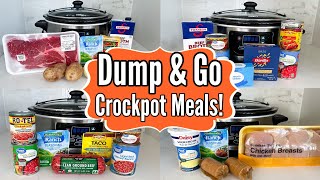 6 DUMP amp GO SLOW COOKER MEALS  Best Easy Crockpot Recipes  Julia Pacheco [upl. by Balbur38]