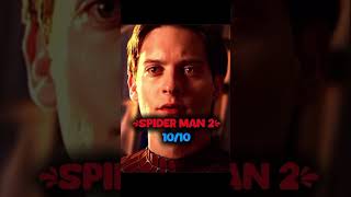 Ranking every Spider Man movie spiderman [upl. by Steffi]