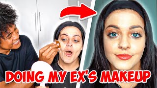 Doing my EX GIRLFRIEND’S makeup  Ft Valerie LePelch [upl. by Suiremed]