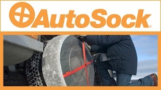 AutoSock for Trucks and Buses  Truck AutoSock  Truck AutoSock snow socks [upl. by Rydder]