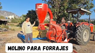 Molino de forrajes para preparar alimentos [upl. by Saloma186]