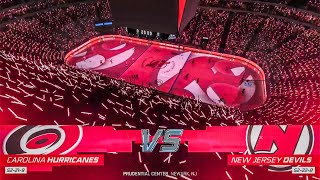 Carolina Hurricanes vs New Jersey Devils 392024 NHL 24 Gameplay [upl. by Luwana]