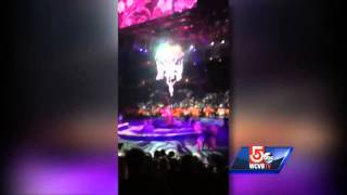 WARNING VIDEO SHOWS ACTUAL FALL OF PERFORMERS [upl. by Hildegarde]