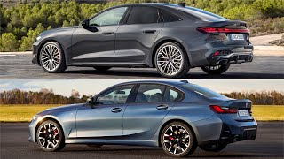 2025 Audi A5 Sedan vs BMW 3 Series 🔥 Design Comparison [upl. by Nosemyaj15]