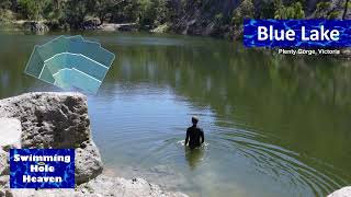 Swimming in shades of green at Blue Lake Plenty Gorge [upl. by Brecher]