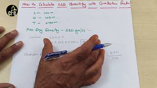 How to calculate Granular SubBase GSB quantity with Compaction Factor [upl. by Hakilam525]