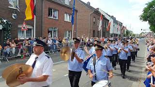 Festparade am Sonntag Nachmittag Schützenfest Neuss Holzheim 2023 [upl. by Gazo]